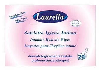 Lenços umedecidos íntimos Laurella, 20 unidades