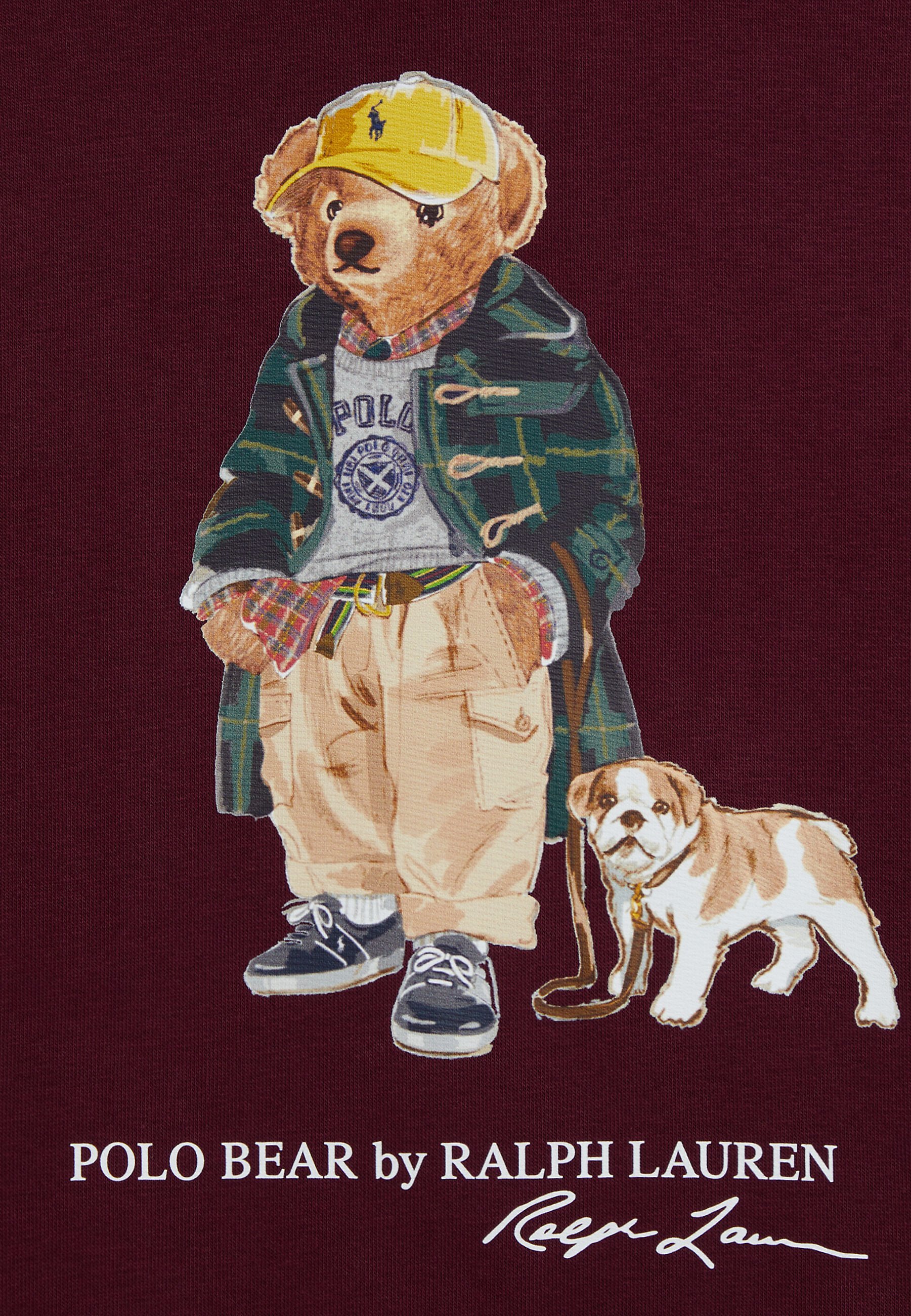 Polo Ralph Lauren POLO BEAR FLEECE HOODIE - Hoodie - klassiek wijnrood
