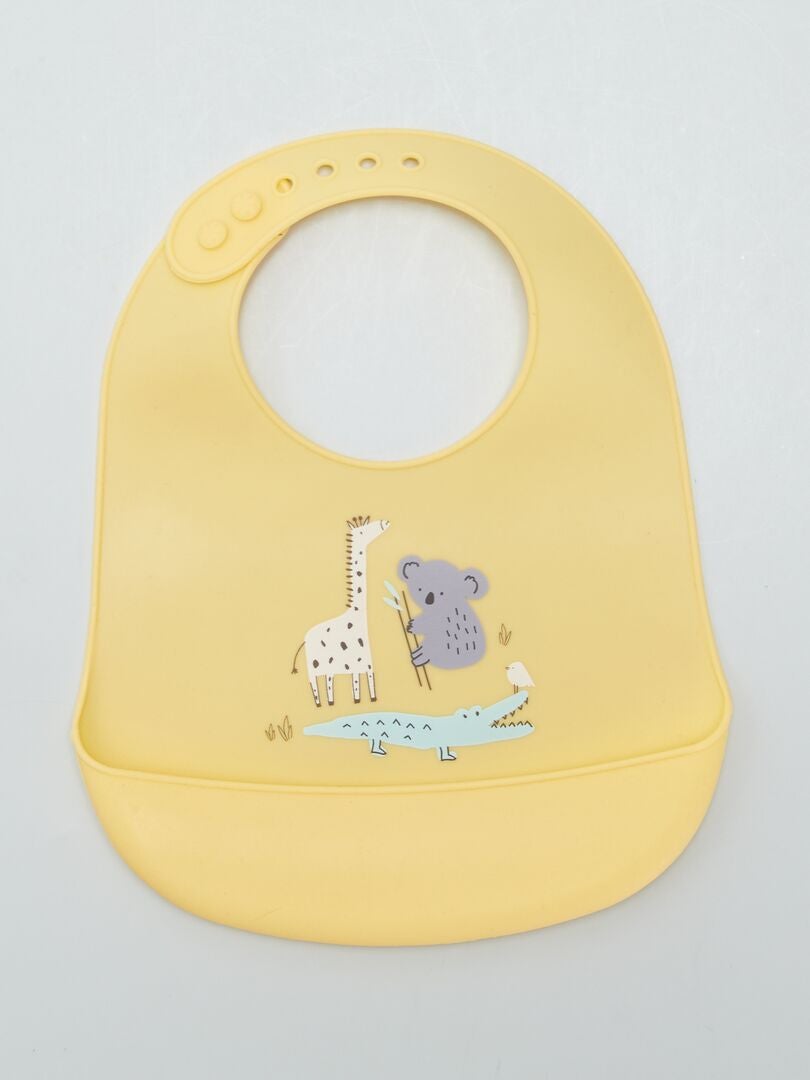Babador com espaço para guardar coisas - AMARELO