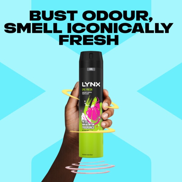 Lynx deodorant ve spreji Epic Fresh 250ml