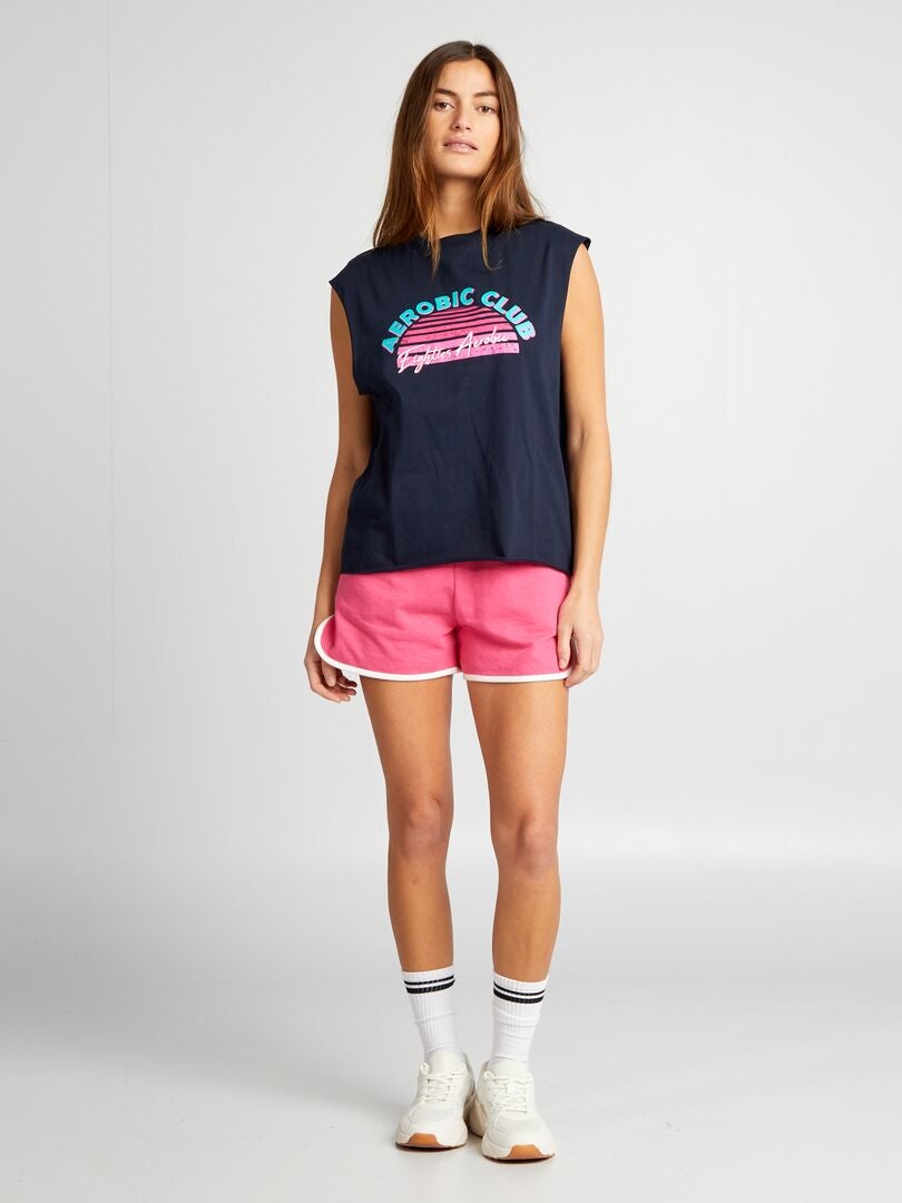 Mouwloos T-shirt - GRIJS