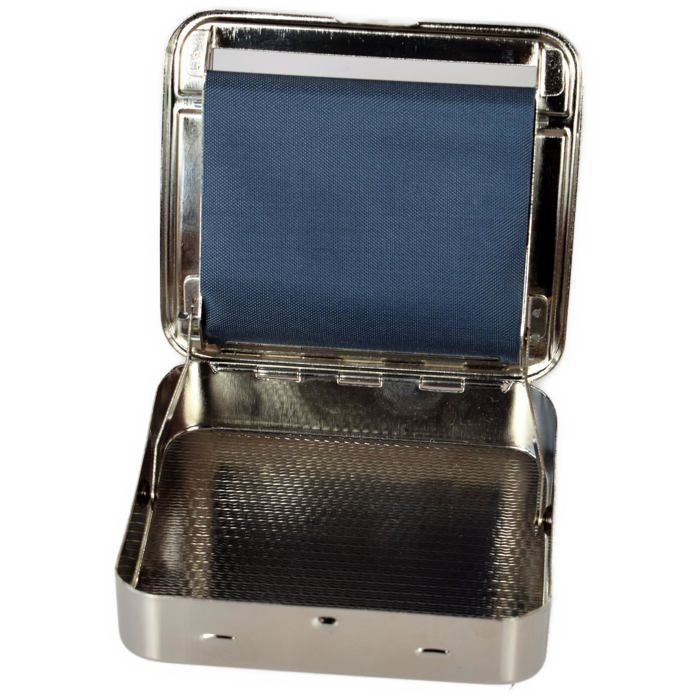 Machine à Rouler Les Cigarettes - Automatique - Métal Chromé avec Compartiment de Tabac  Idéale pour Fumeurs Voyage et Maison  L70mm