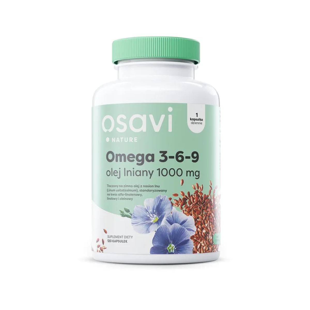Huile de lin Osavi Omega 3-6-9 1000 mg