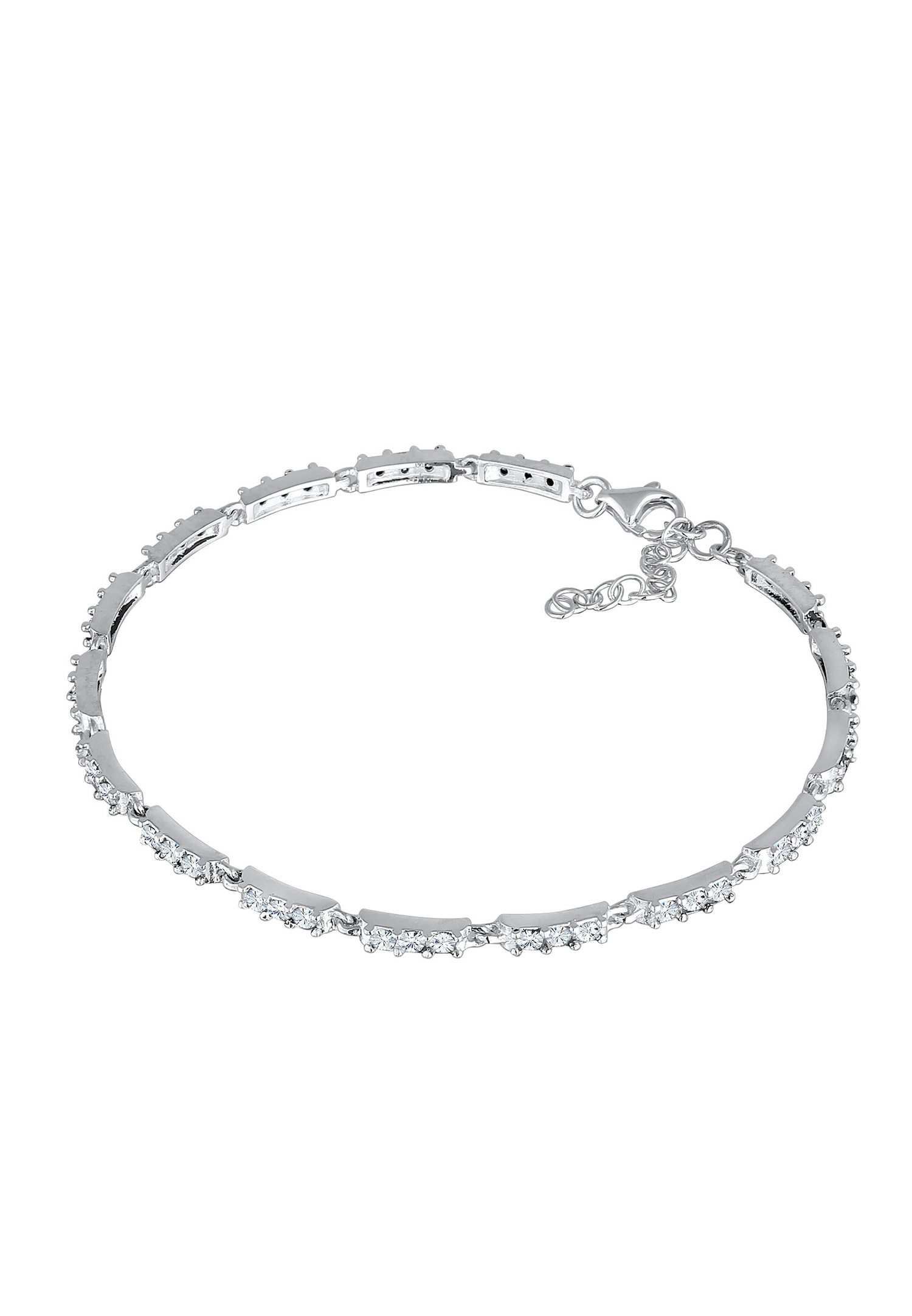 Elli Femmes étincelant Géo Elegant avec cristaux en argent sterling 925