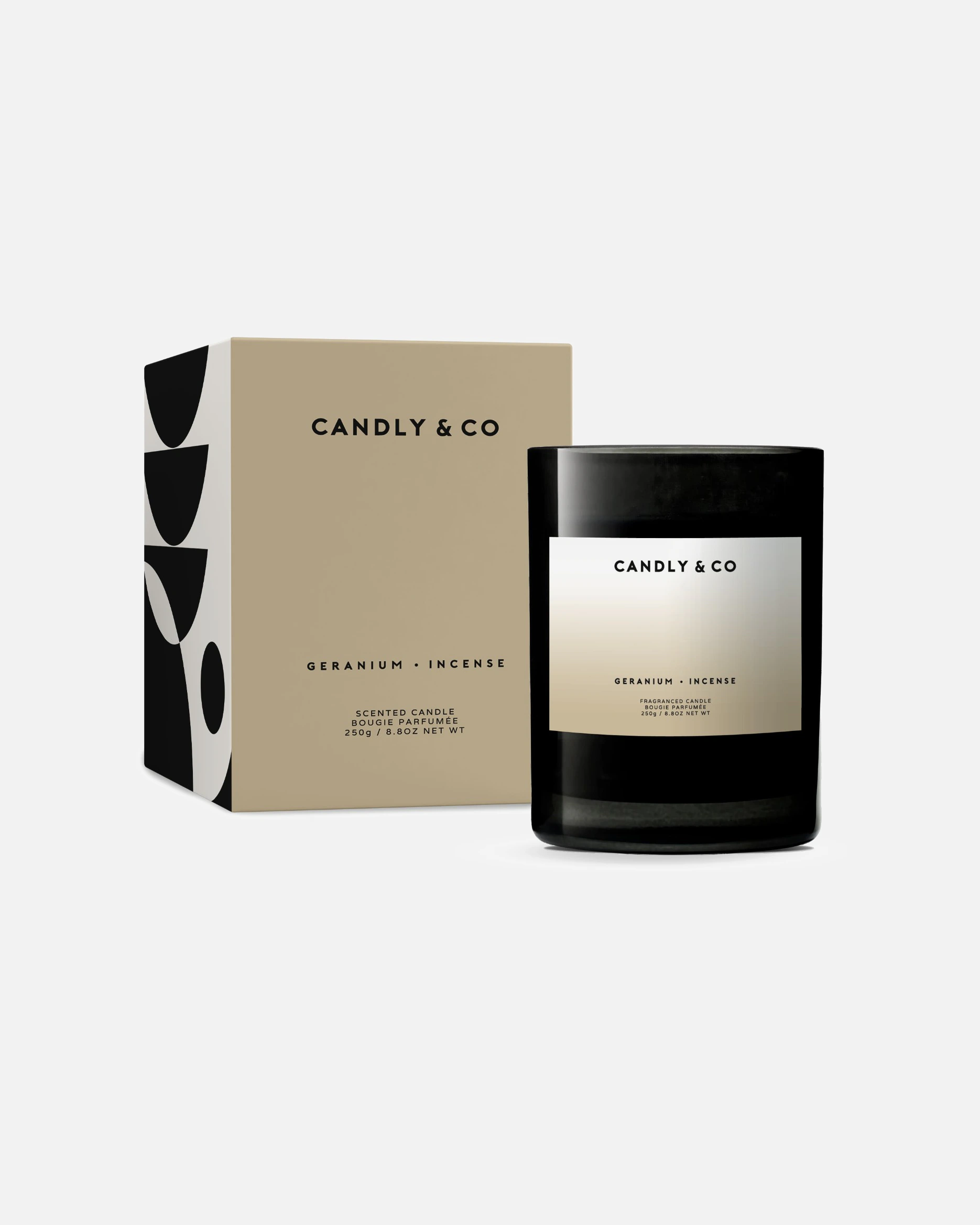 Candly&Co Bougie No. 1 Géranium/Encense
