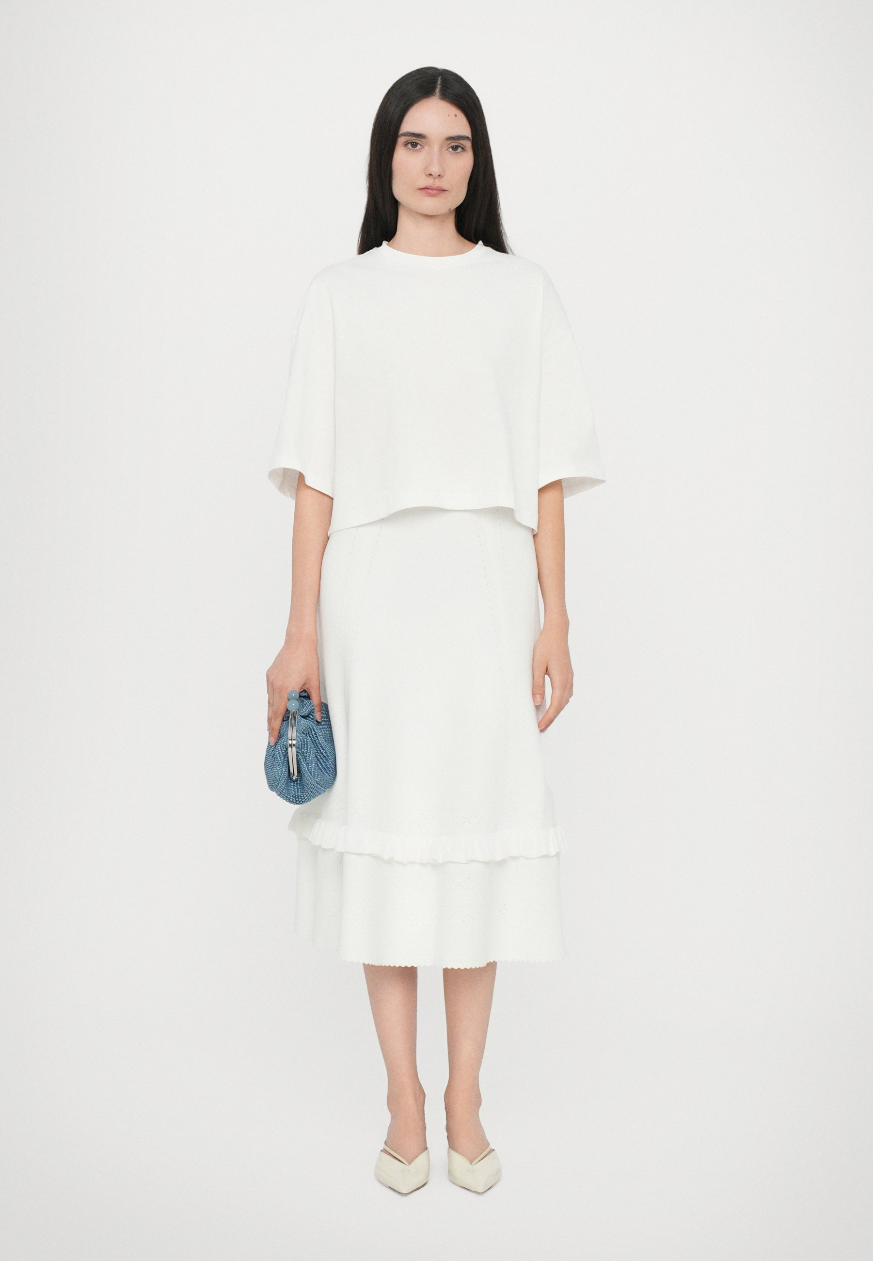 Diane von Furstenberg GLORIA - Paprasti marškinėliai - balti