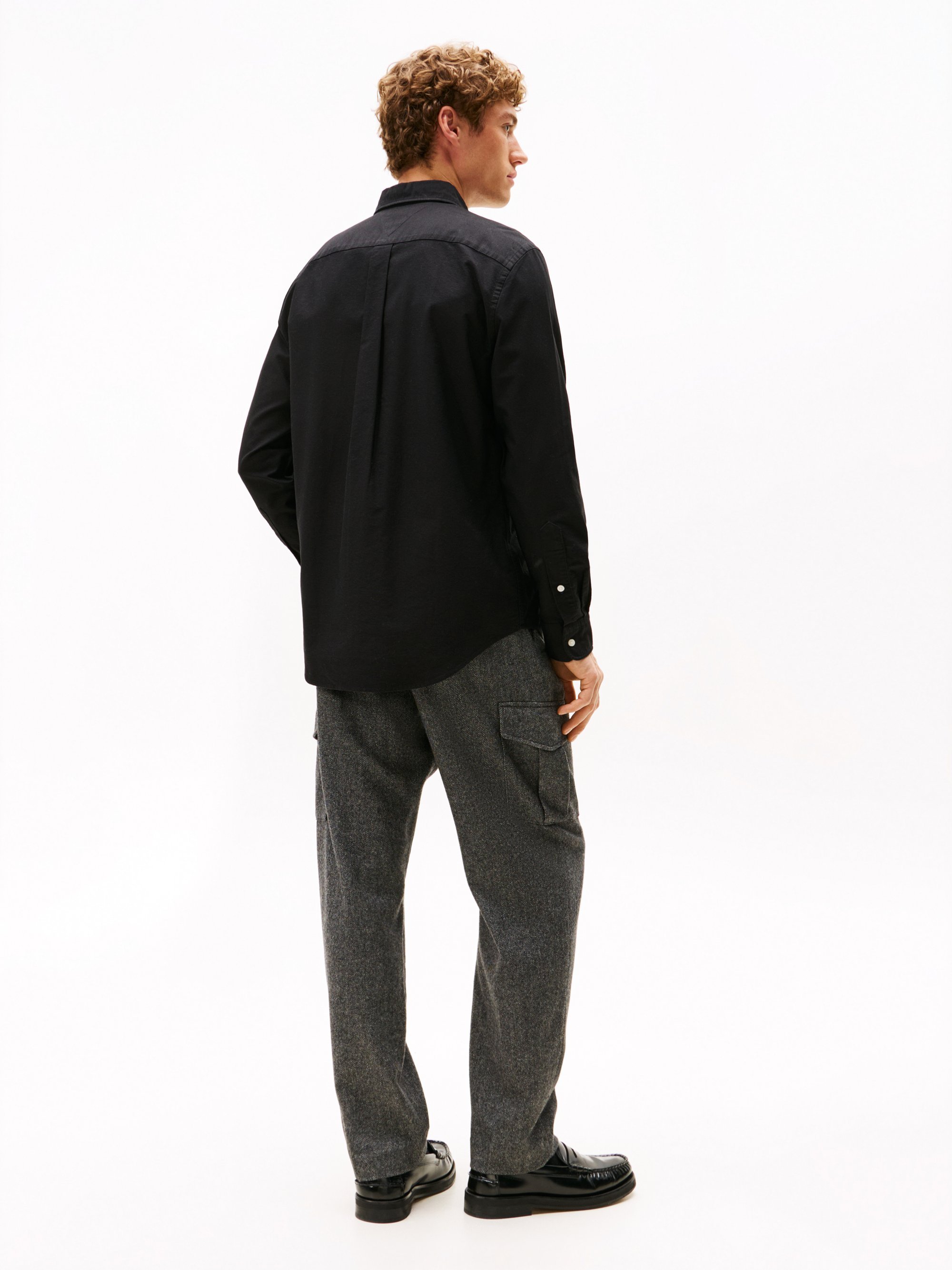 Chemise Tommy Hilfiger SOLID HERITAGE - noire