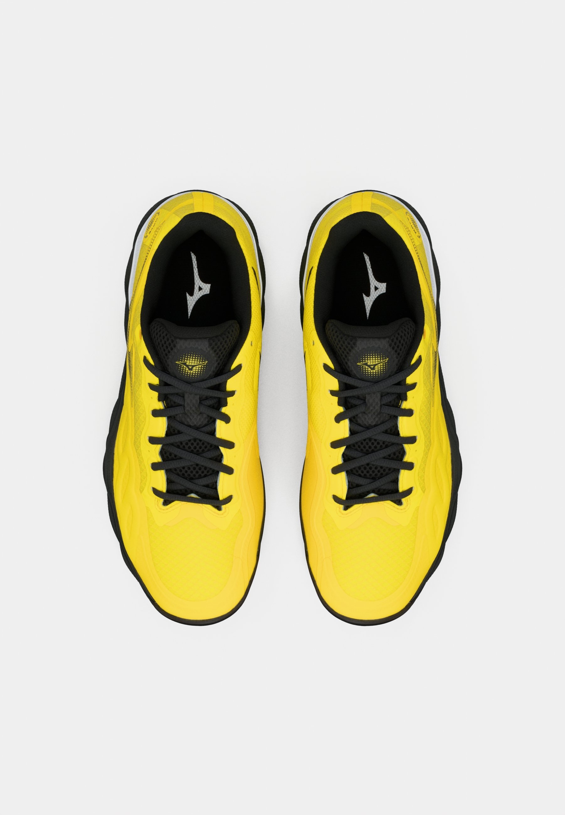Mizuno WAVE ENFORCE COURT - Padel čevlji - živahno rumeni/črni/črni pesek
