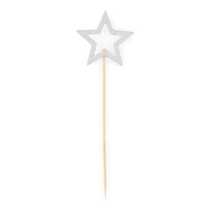 Giform taartdecoratie, 10 stuks sterren