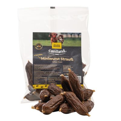Mini salsicce Caniland con struzzo