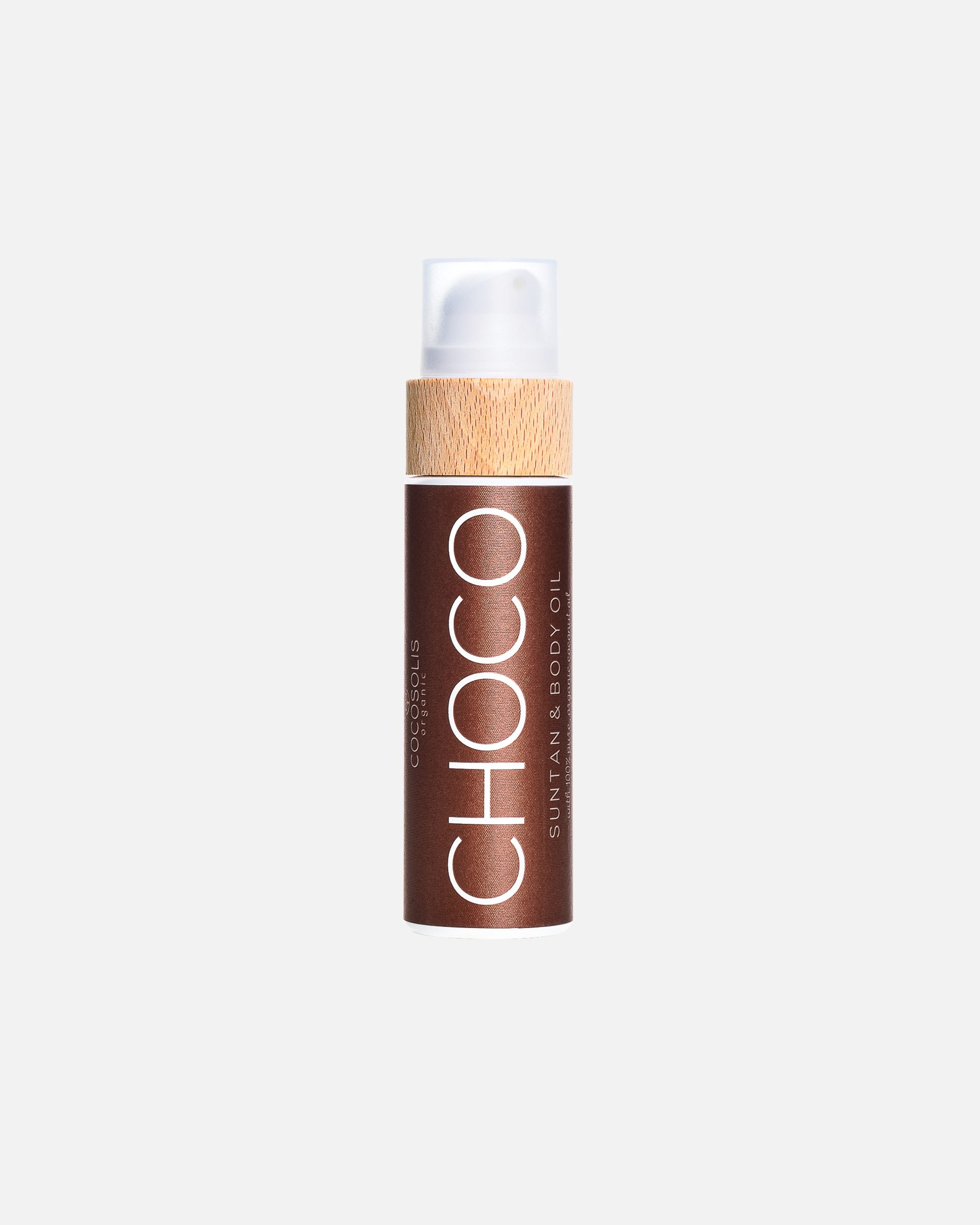 Cocosolis telový olej CHOCO opaľovací a telový olej - 200 ml