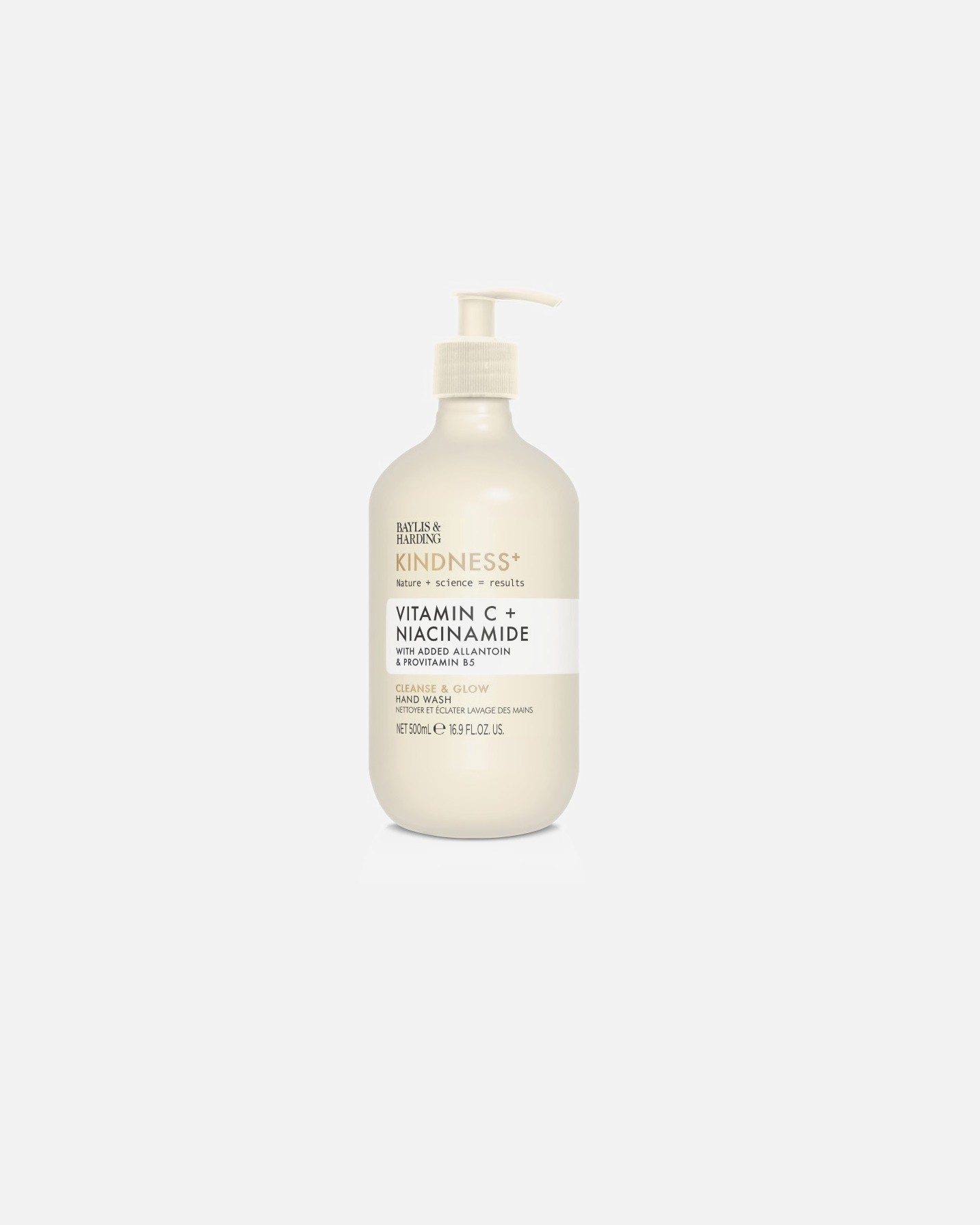 Baylis & Harding Kindness+ mydlo na ruky s vitamínom C a niacínamidom – 500 ml