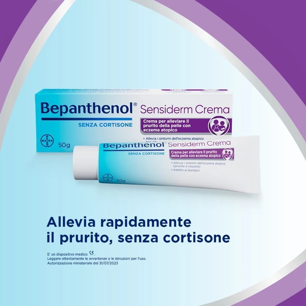 BÉPANTHÉNOL Bepanthénol Sensiderm crème apaisante 50 g Dermatite et démangeaisons
