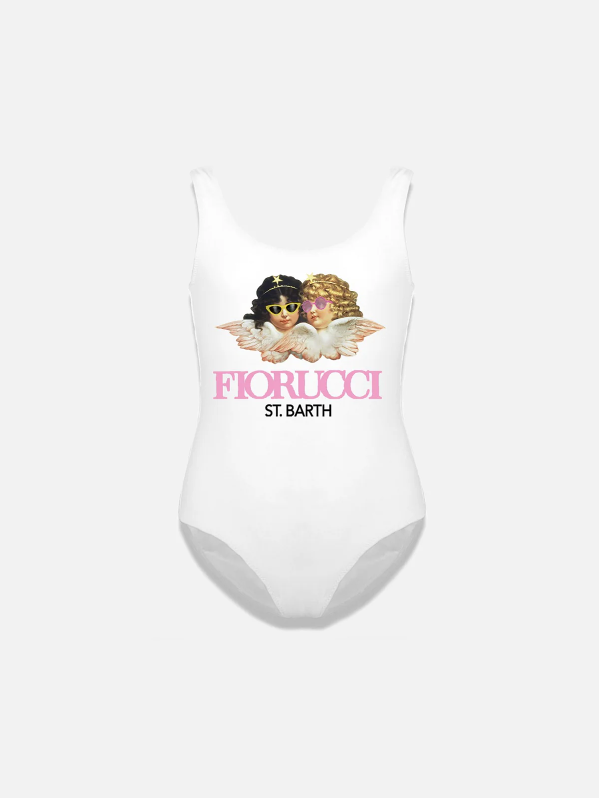 Traje de baño de una pieza para niña con estampado Fiorucci | EDICIÓN ESPECIAL FIORUCCI