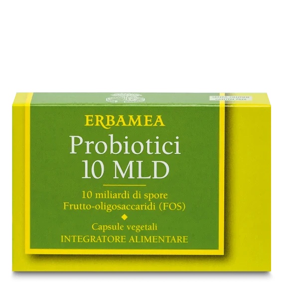ERBAMEA Erbamea Probiotiques 10 milliards 24 capsules végétales Complément probiotique