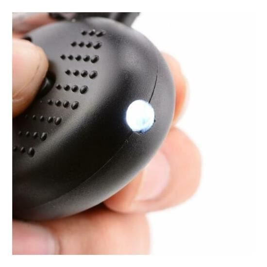 GETEK Alarme personnelle 130 dB avec lampe de poche et porte-clés — compacte 45×67×25 mm