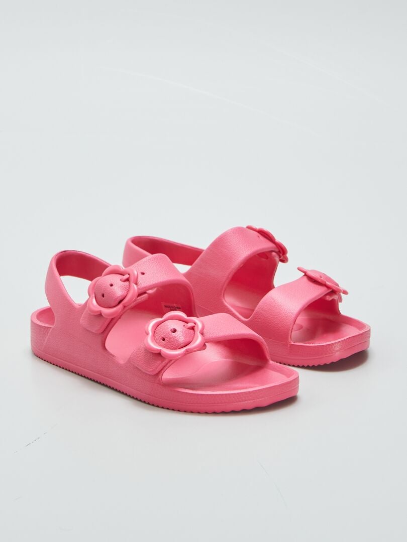 Plastic sandalen - ROZE