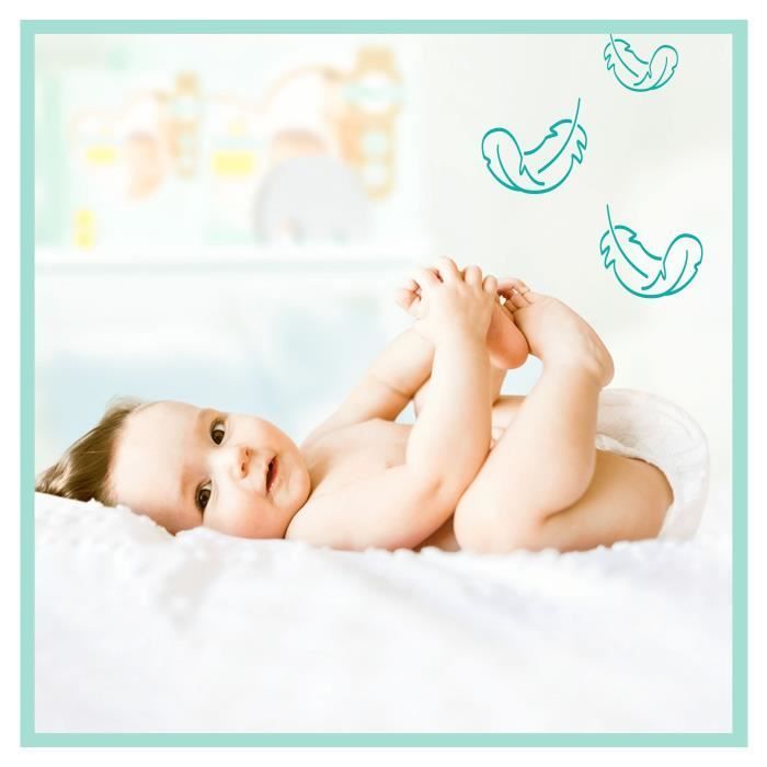 Pañales Pampers Premium Protection para recién nacidos, talla 1 (2-5 kg), 96 pañales - Paquete Jumbo