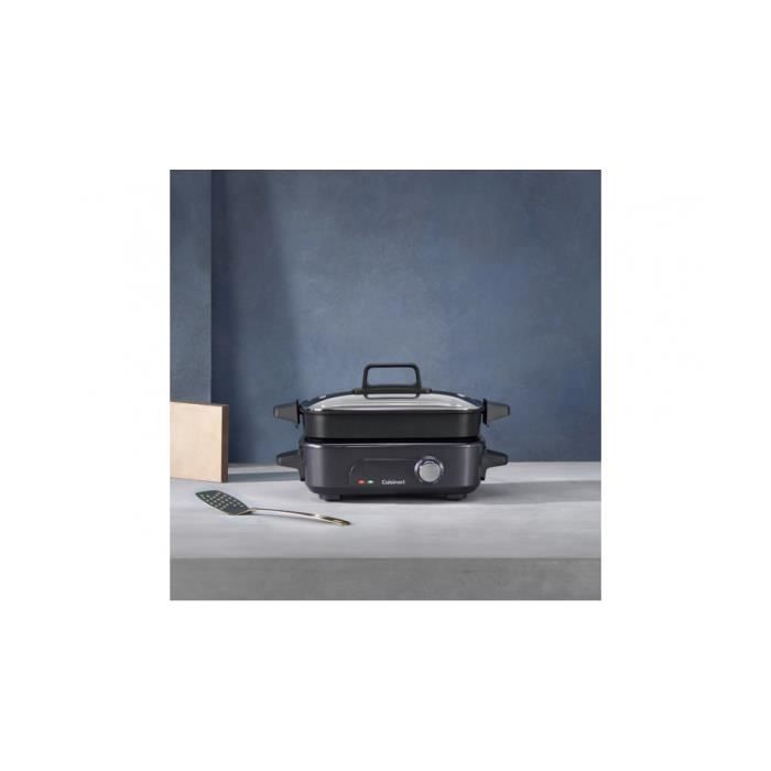 Monitoimikeitin - CUISINART - GRMC3E - 1400 wattia - ruostumatonta terästä - säädettävä lämpötila 90-220°C