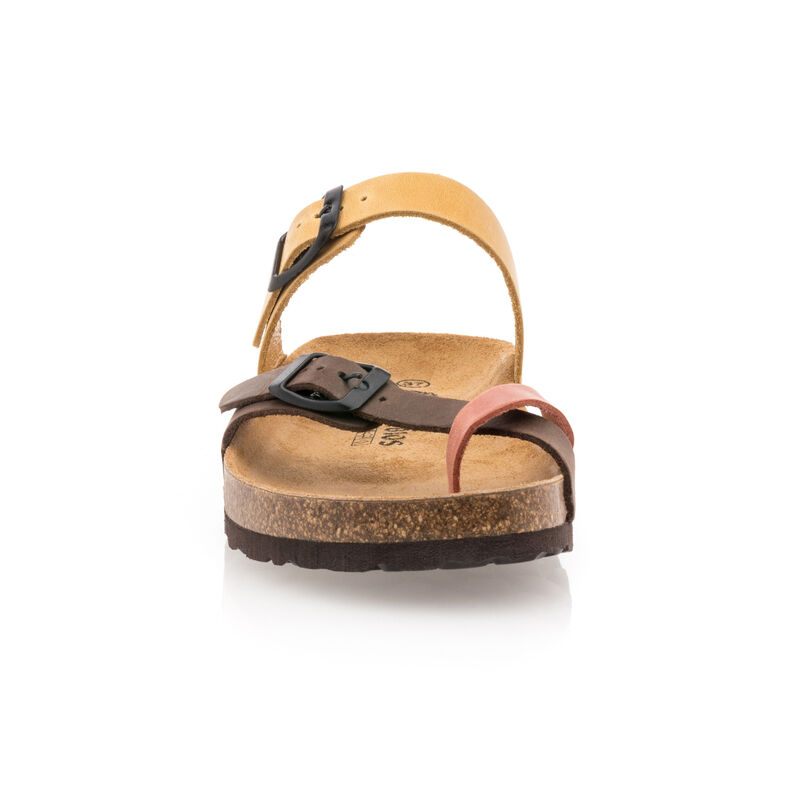 Sandalias multicolor para mujer / Zapatos de punta abierta