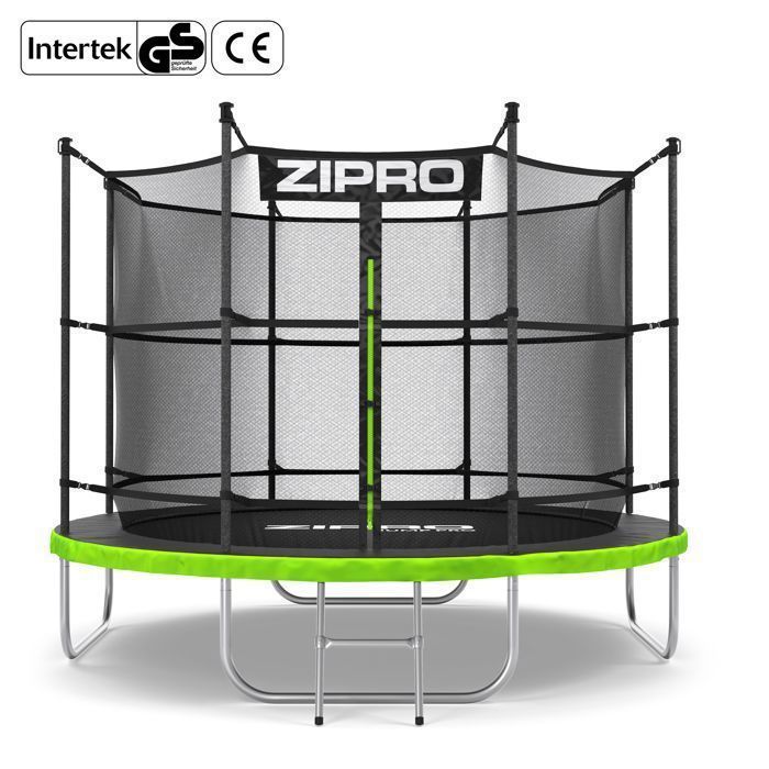 ZIPRO JumpPro IN Trampoline - 8ft (252 cm) - 150 kg Load Capacity - Quick Assembly - Enhanced Safety - Outdoor