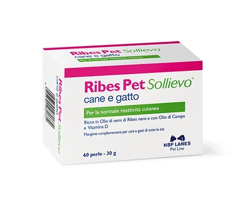 NBF LANES Ribes Pet Relief 30 Kügelchen für Dermatose