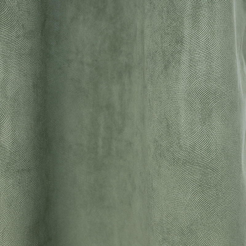 Hemgardin 140x220cm grön struktur Vilde