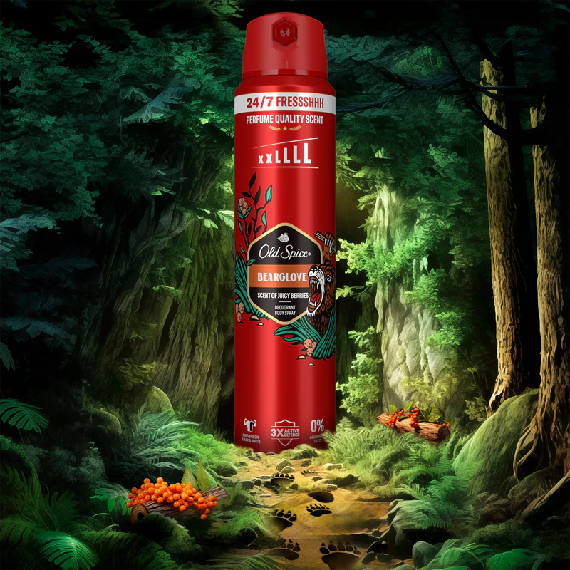 Osviežujúci deodorant v spreji Old Spice Bearglove pre mužov