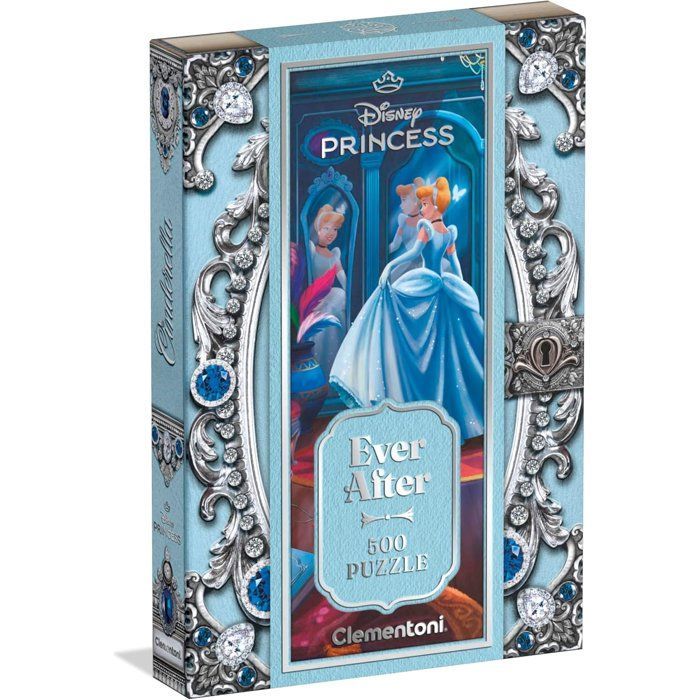 CLEMENTONI - Ever After - Puzzles 500 pièces - Disney Princesses - Jasmine