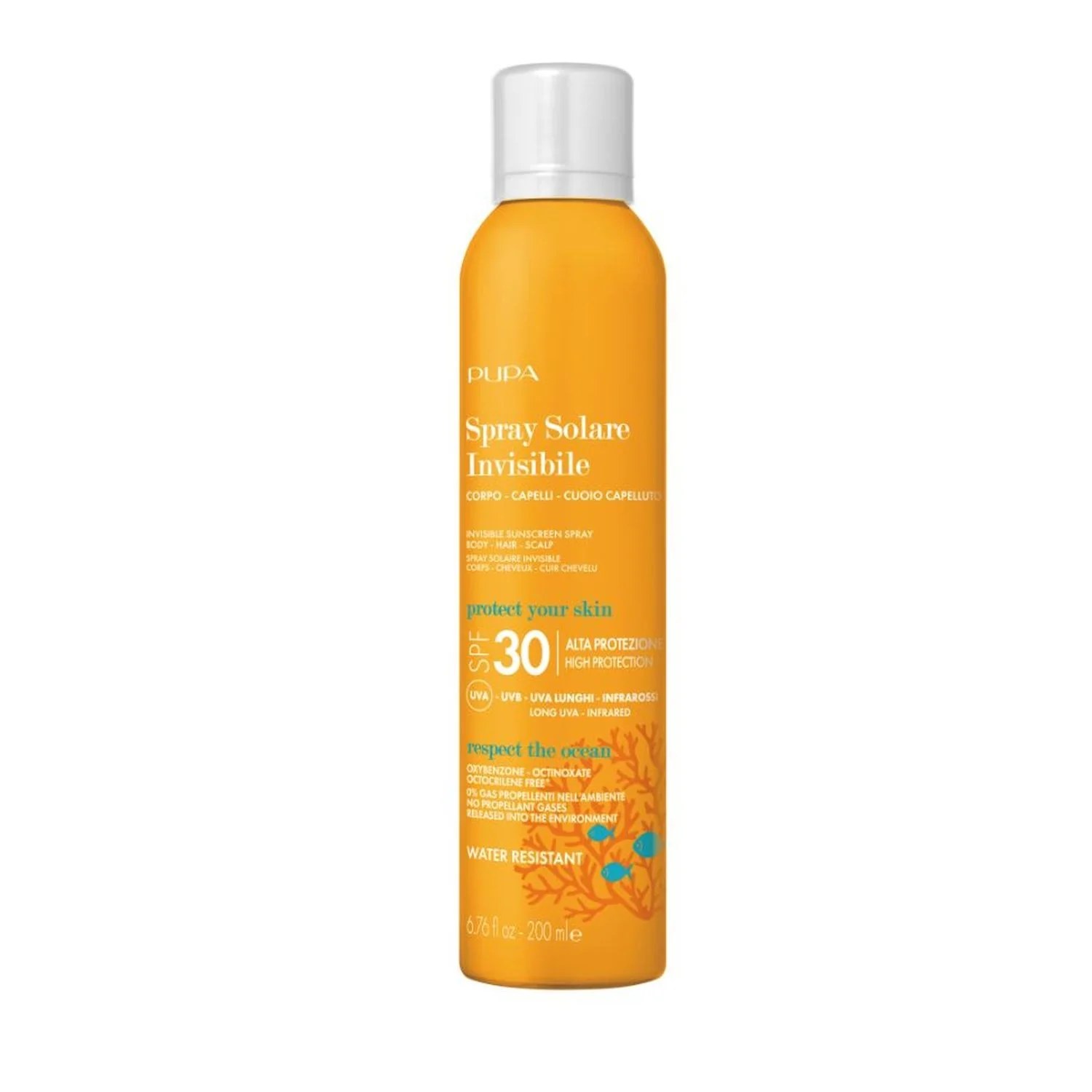 Solari Spray Solare Invisibile SPF30 - Spray solare corpo alta prot., Trattamento Protezione Solare Capelli