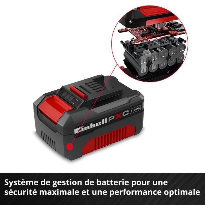 Einhell Double batterie 2 x 4,0 Ah Twinpack PXC (Lithium-Ion, 18V, pour tous les appareils Einhell PXC)
