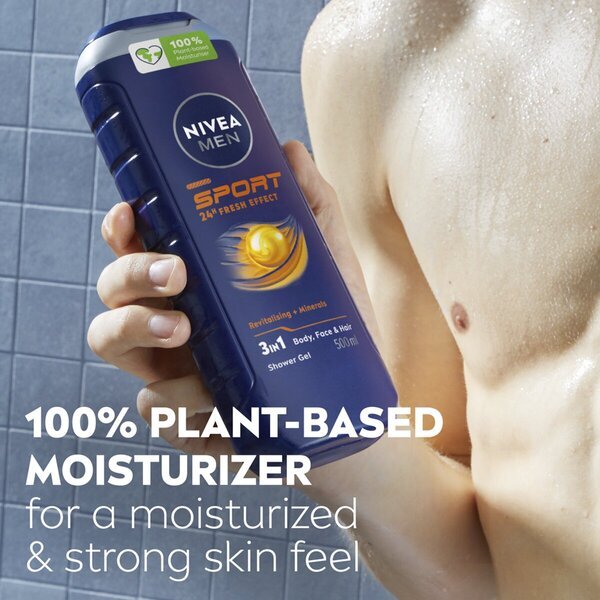NIVEA Men Sport 24H Fresh Effect 3-u-1 gel za tuširanje<br>250ml - Normalna koža