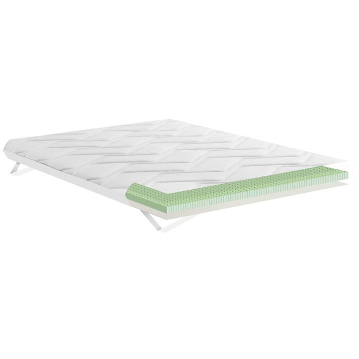 Cubrecolchón de látex suave Dunlopillo 90x190