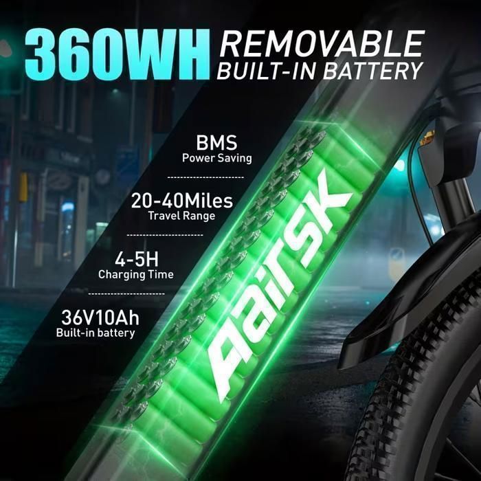 Vélo Électrique Urbain Aairsk GT300 26