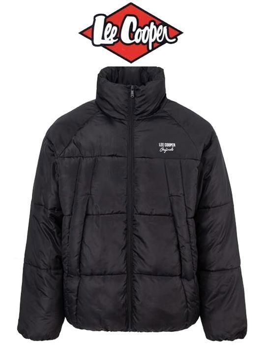Lee Cooper Herren-Steppjacke mit Daunenfüllung, Größen: S, M, L, XL, XXL