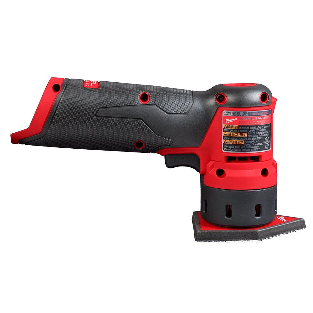 MILWAUKEE 12V FUEL™ epäkeskohiomakone tarkkuusnahkatöihin M12FDSS0