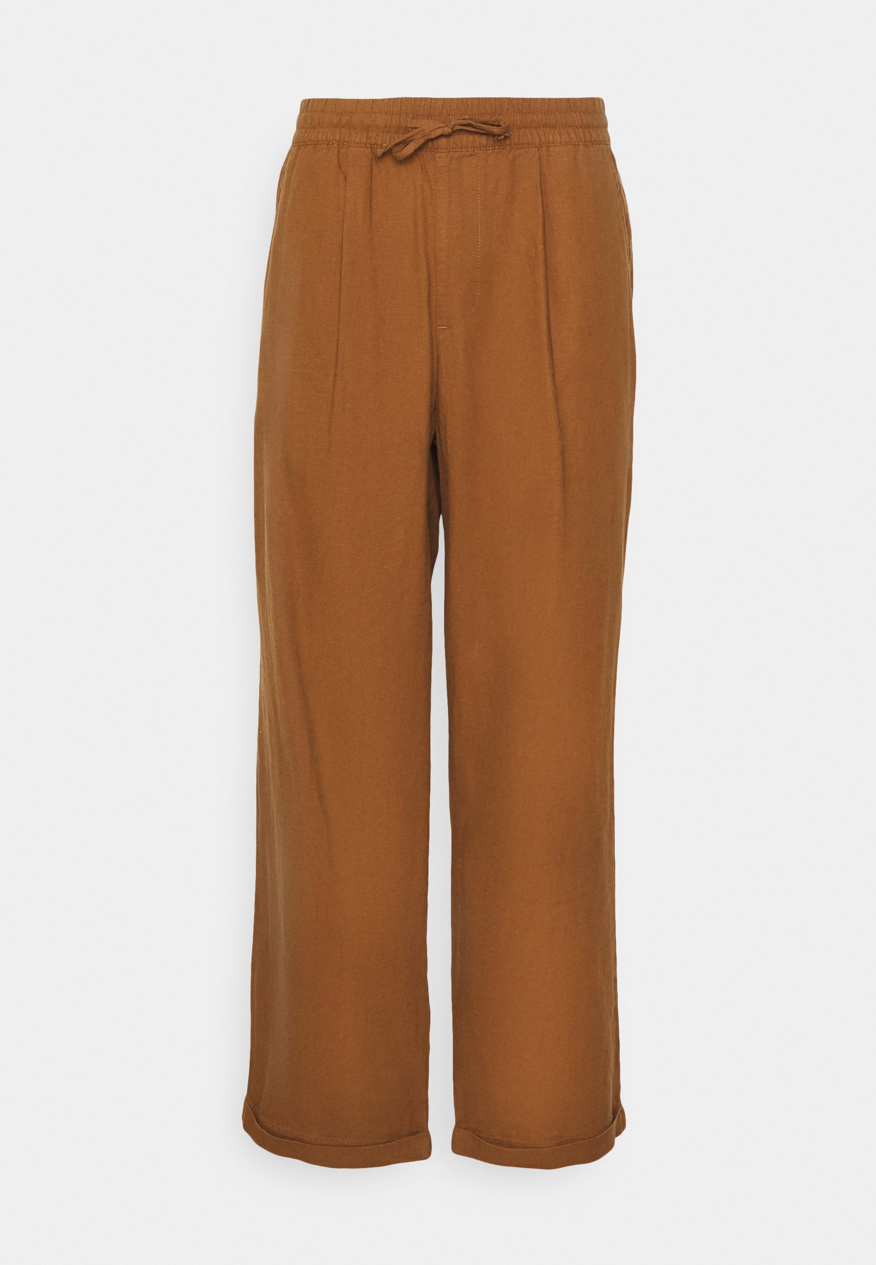 Pier One joggingbroek van linnenmix - bruin