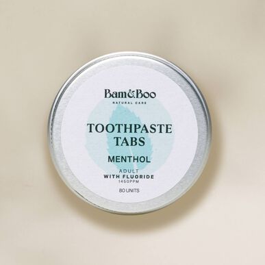 Bam&Boo Mentoli-hammastahnapastillit 80 kpl 80 kpl
