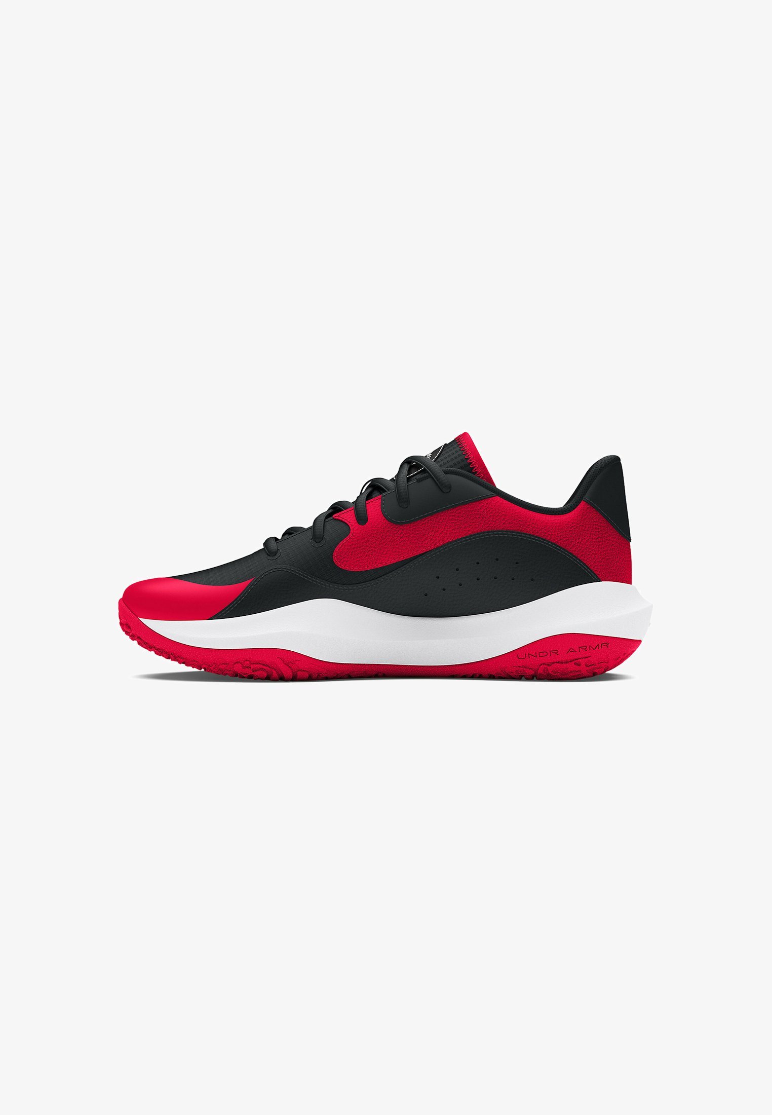 Tênis de basquete Under Armour LOCKDOWN 7 LOW - vermelho