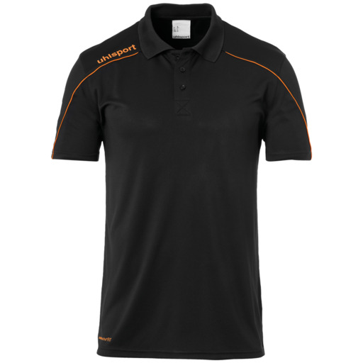  Polo Stream 22 Noir Uhlsport