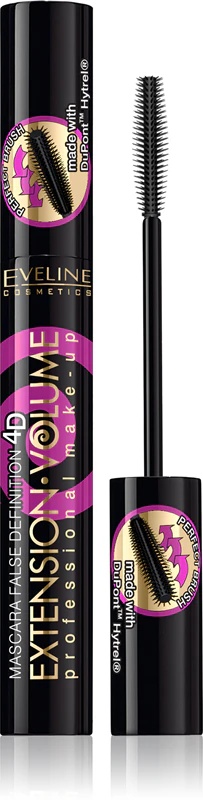 Maskara za volumen Eveline Cosmetics Extension Volume z učinkom umetnih trepalnic