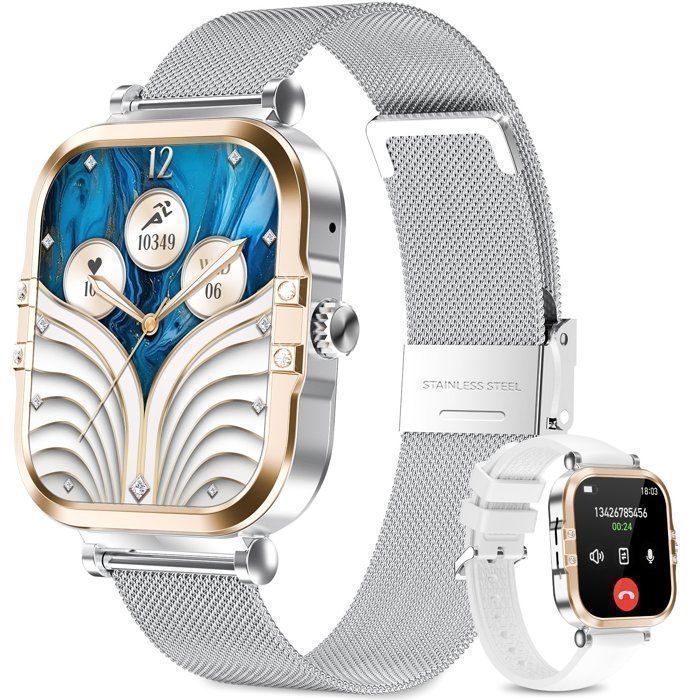 Montre connectée fitness pour femme-étanche IP67-1.75