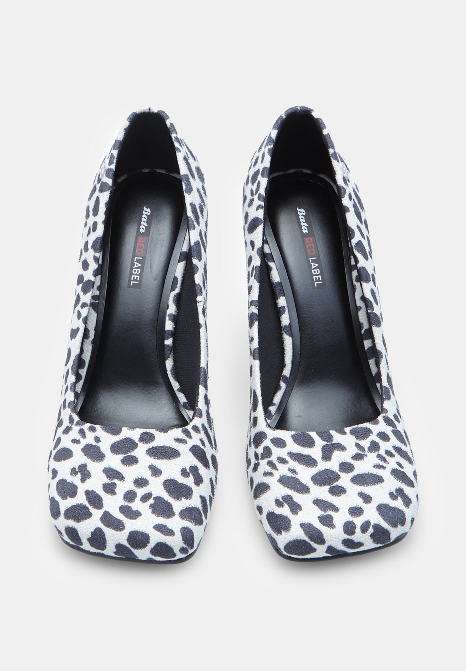 Bata DÉCOLLETÉ LABEL - Hoge hakken - wit/zwart