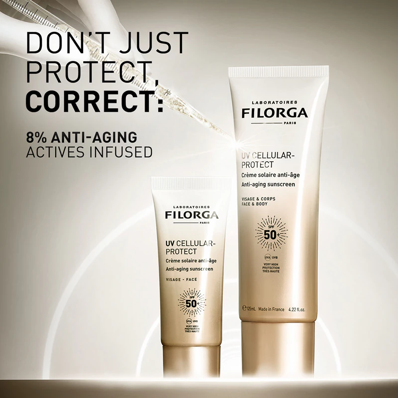 FILORGA UV CELLULAR-PROTECT FACE opalovací krém na obličej proti vráskám