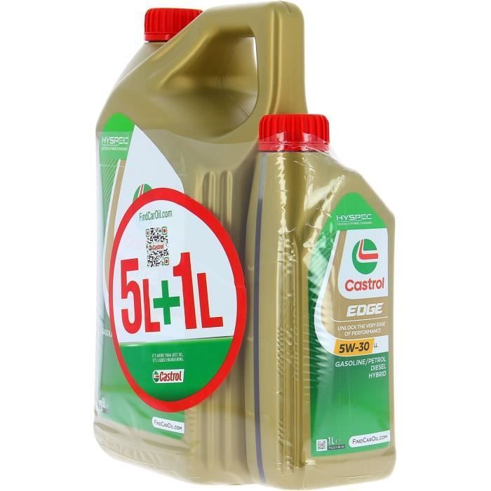 Aceite de motor - CASTROL EDGE - 5W-30 LL - 5L+1L - Oferta especial