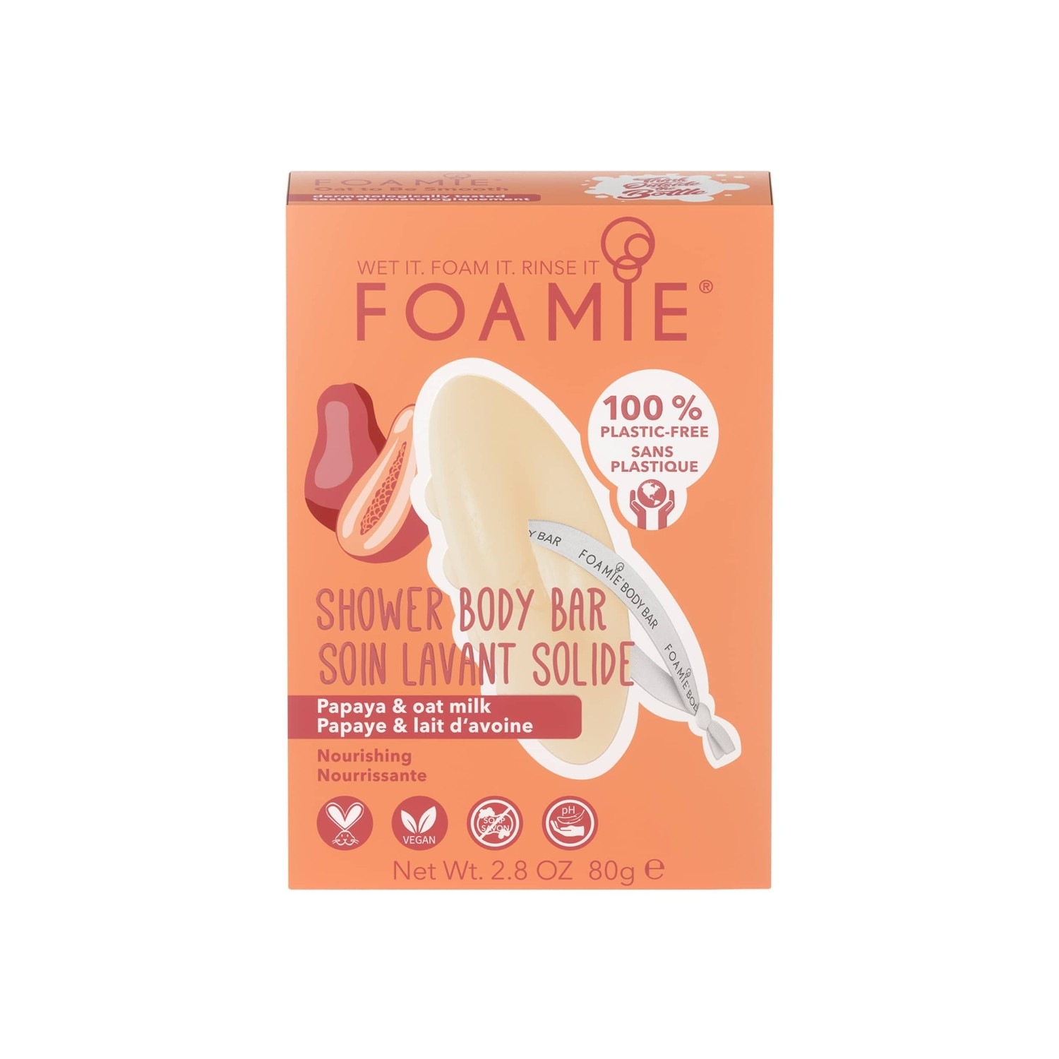 FOAMIE Soin lavant solide Oat to be smooth