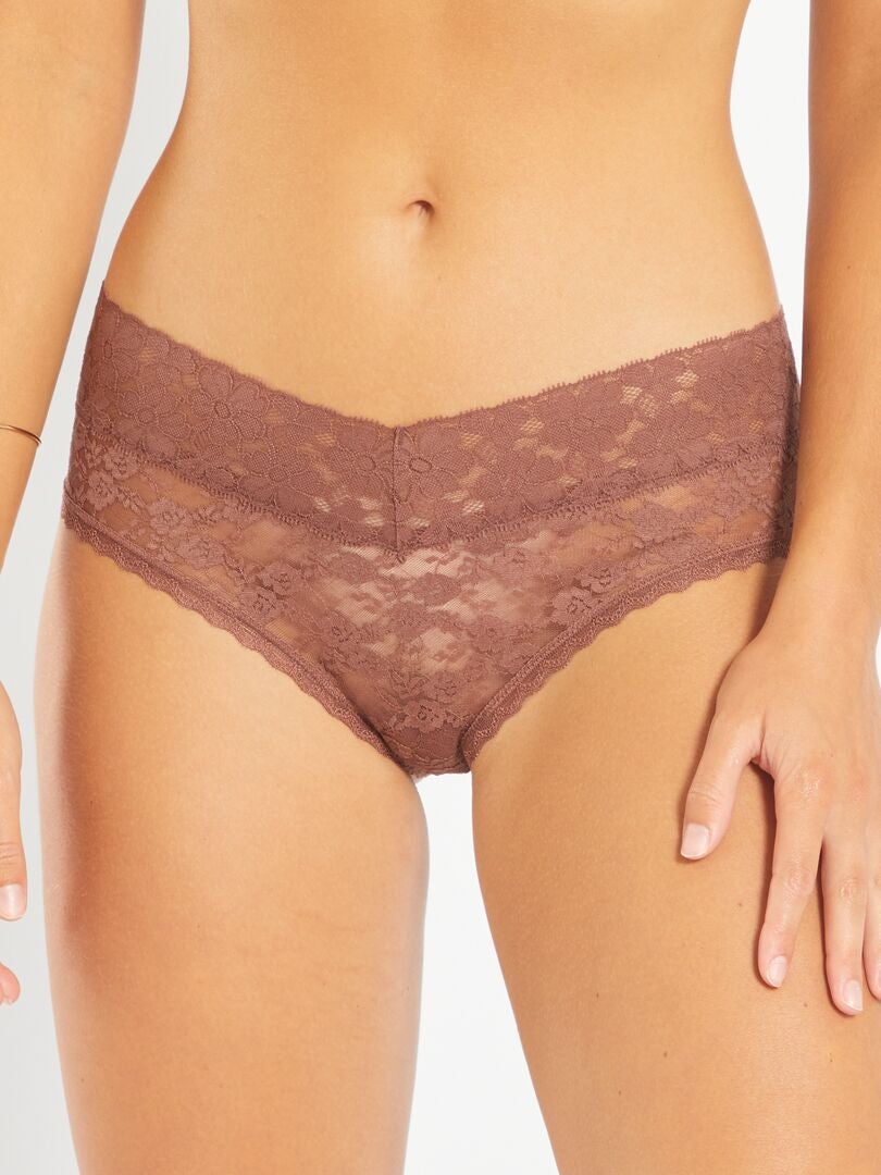 Set van 3 kanten slipjes - ROZE