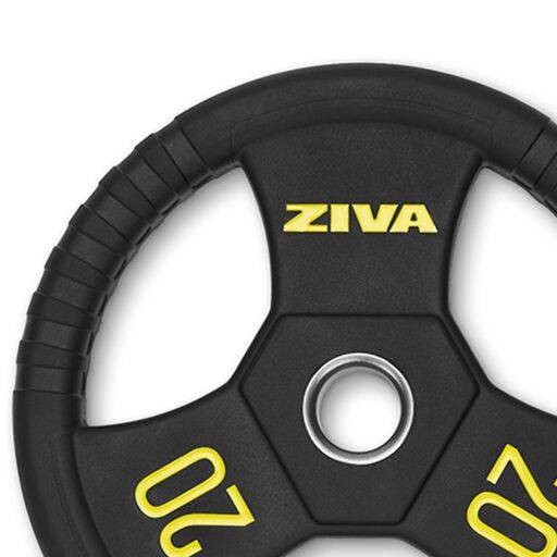  Záťažový kotúč s gumovou rukoväťou 20 kg 50 mm XP Ziva