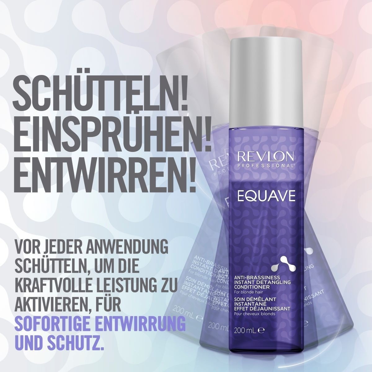 Revlon Professional regenerator bez ispiranja Equave regenerator protiv žutila za trenutno raspetljavanje kose - 200 ml