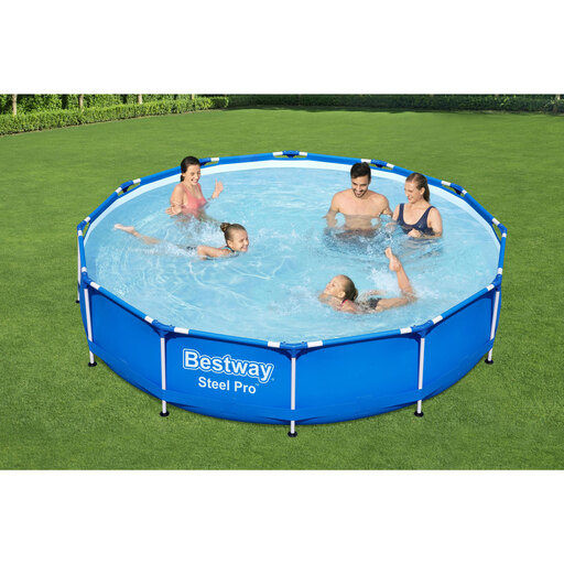 Bestway Steel Pro 366x76 cm rørformet overjordisk pool